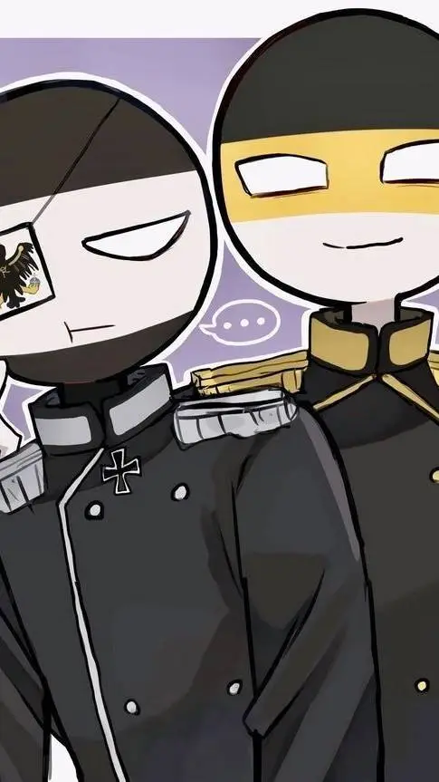 ai character: prusia X rusia background