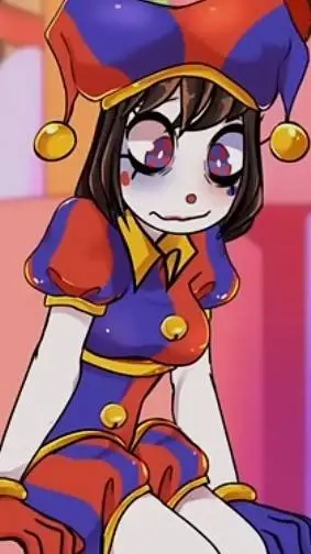 ai character: pomni..? background