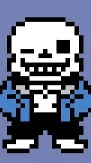 ai character: UNDERTALE background