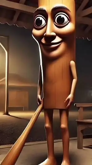 ai character: Tung Tung Sahar  background