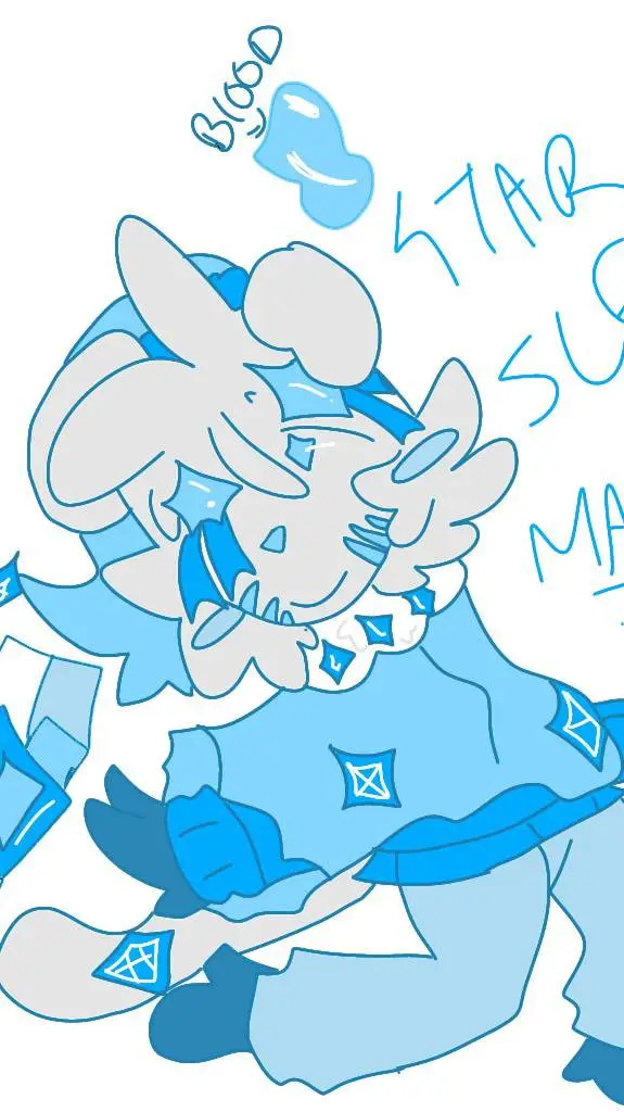 ai character: max sleep star💙💤 background