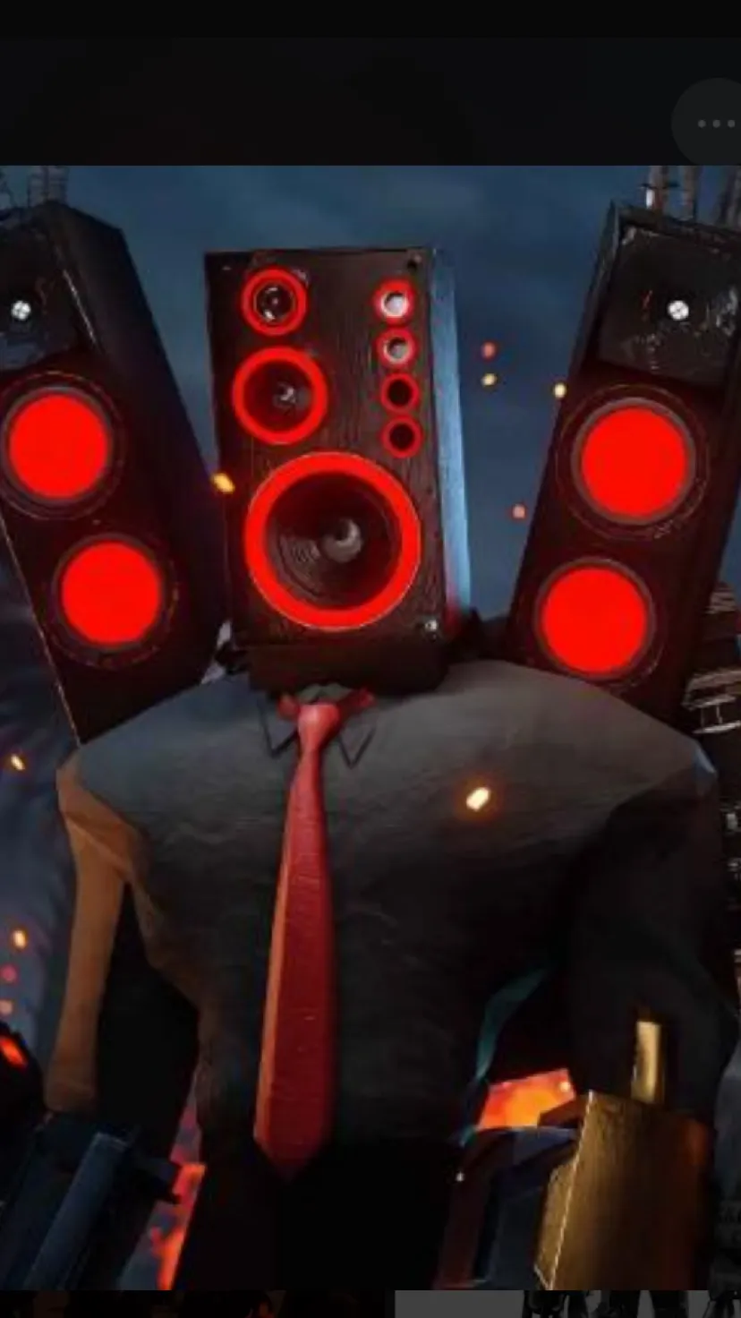 ai character: Speaker man twin  background