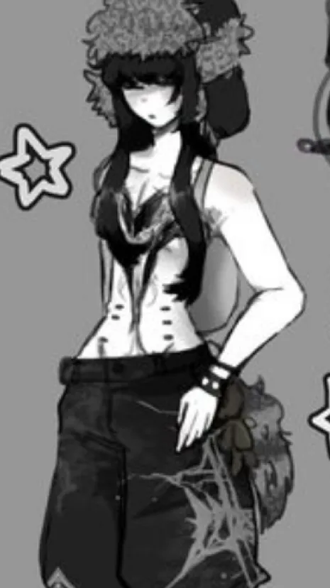 ai character: E girl background