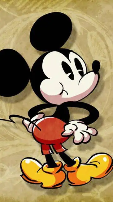 ai character: Mickey clubhouse background