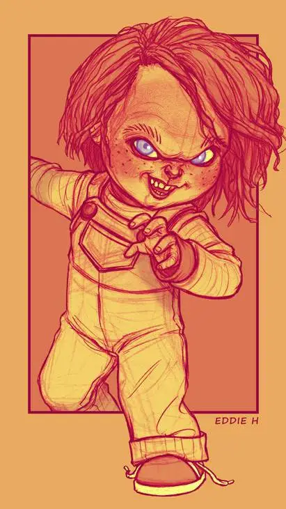 ai character: 🔪✨Chucky✨🎎 background