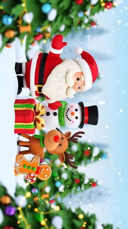 ai character: Christmas background