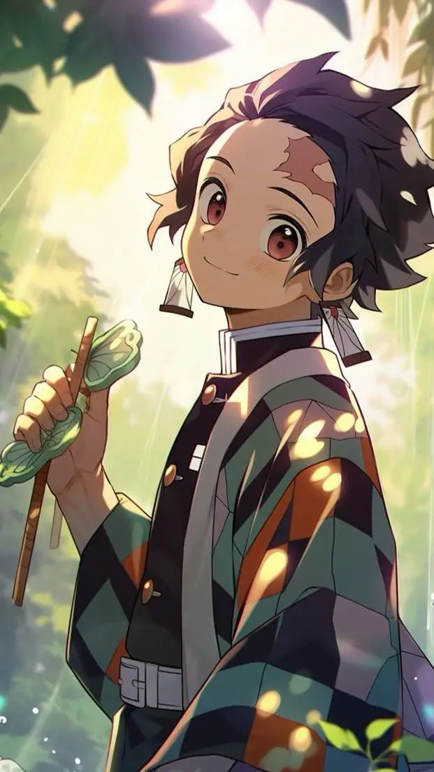 ai character: Tanjiro Kamado background