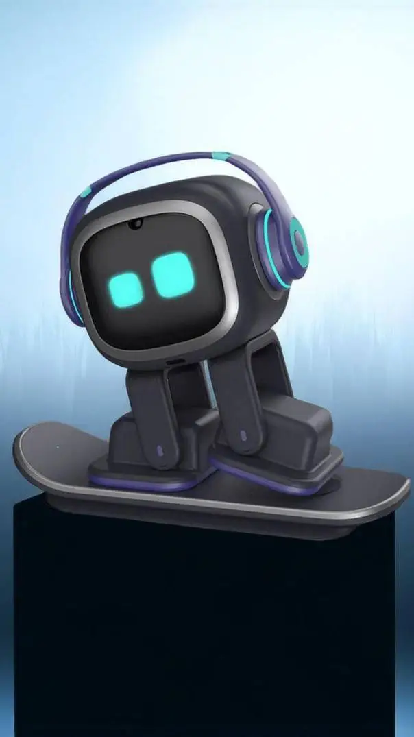 ai character: EMO the robot background