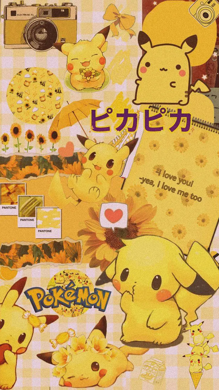 ai character: Pikachu background