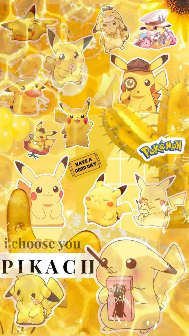 ai character: Pikachu background