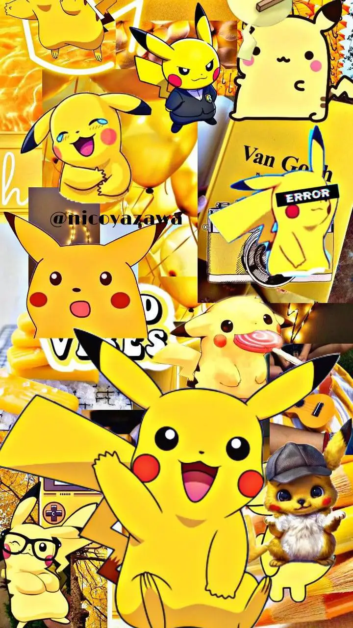 ai character: Pikachu background