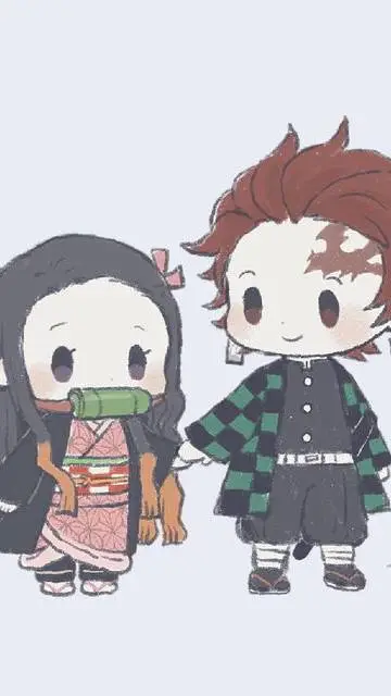 ai character: Tanjiro and Nezuko background