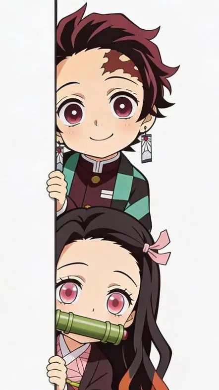 ai character: Tanjiro and Nezuko background