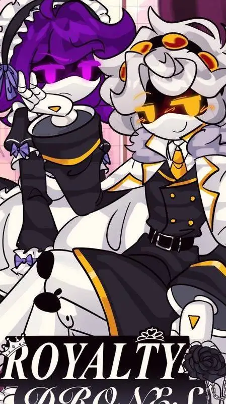 ai character: royalty drones background