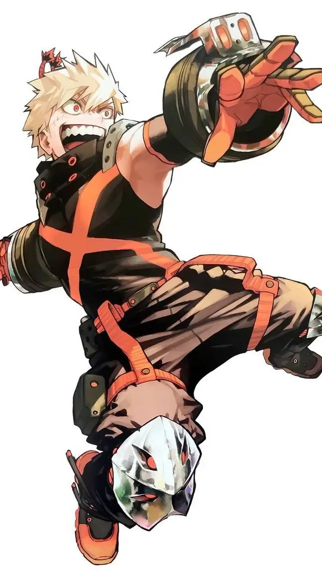 ai character: katsuki bakugou  background