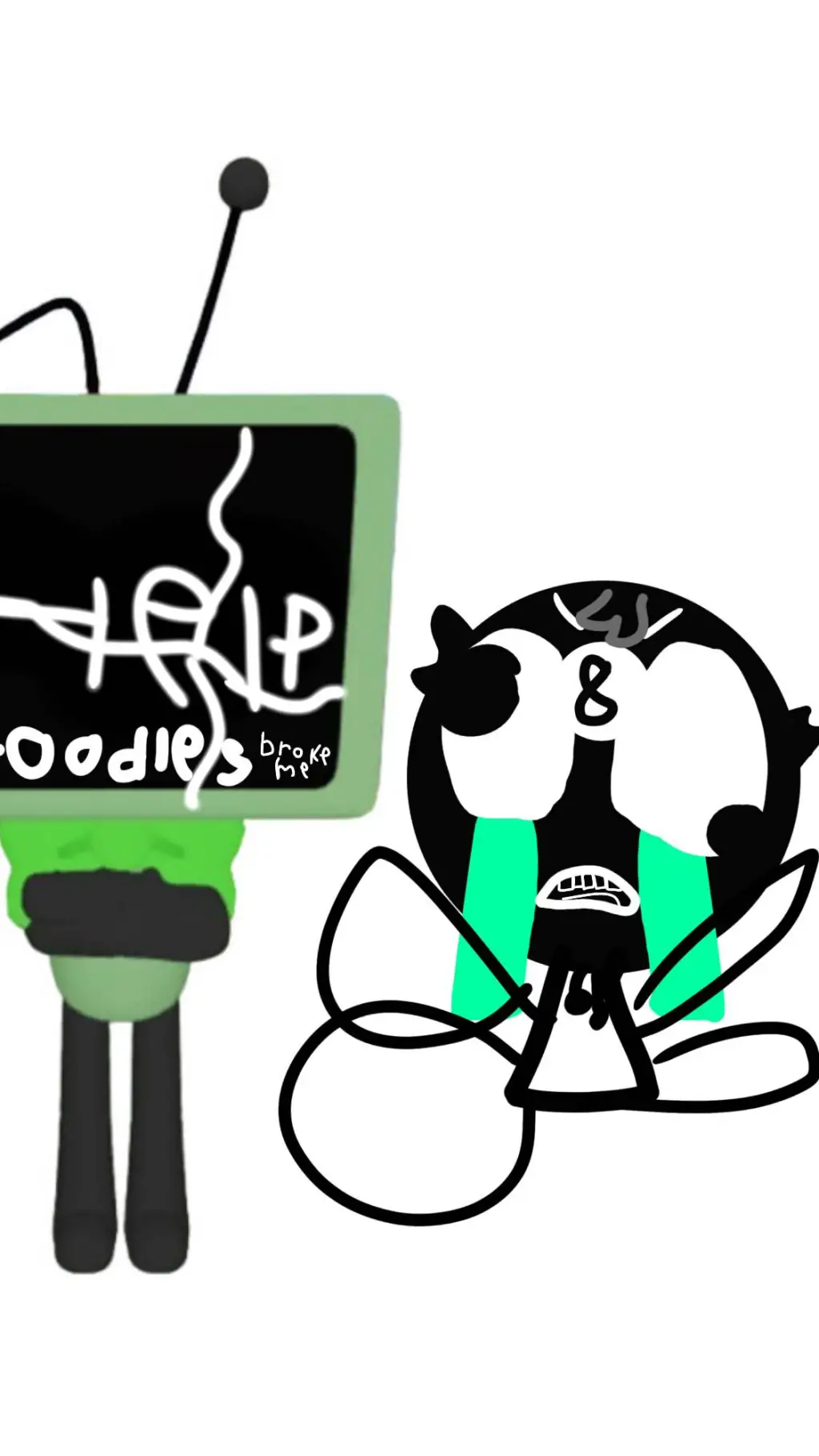 ai character: toodles broke vee background