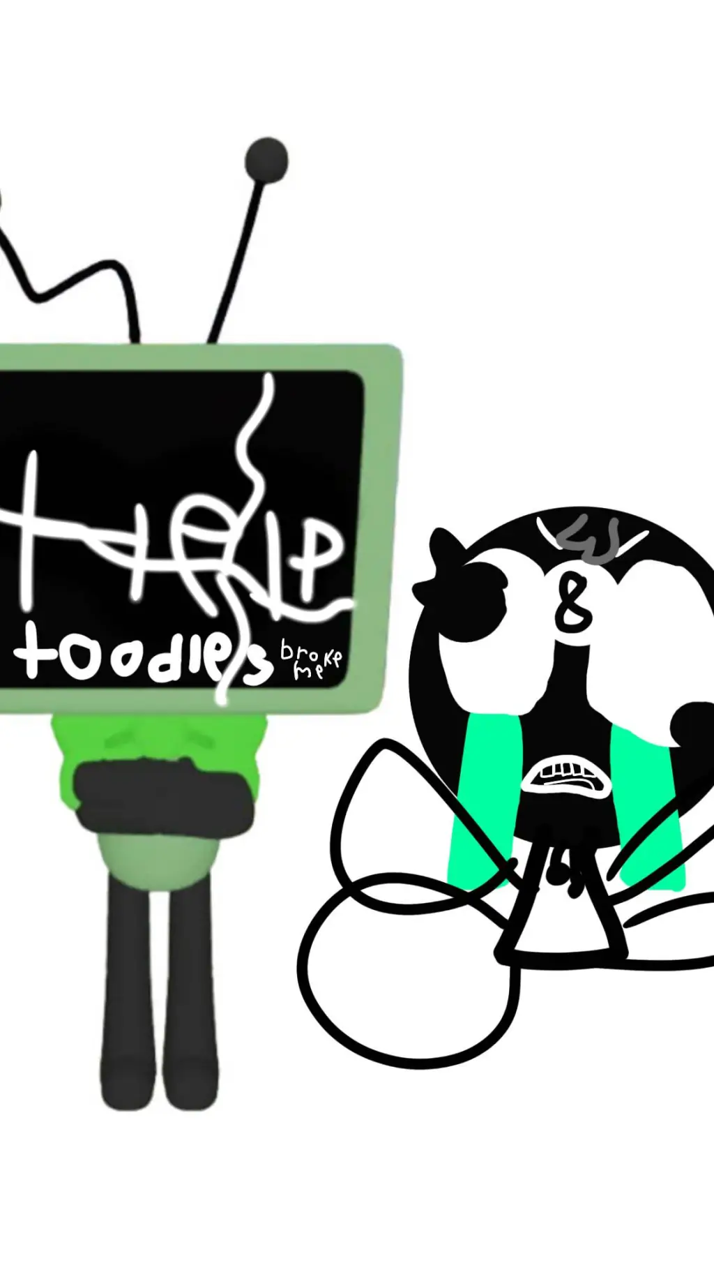 ai character: toodles broke vee background