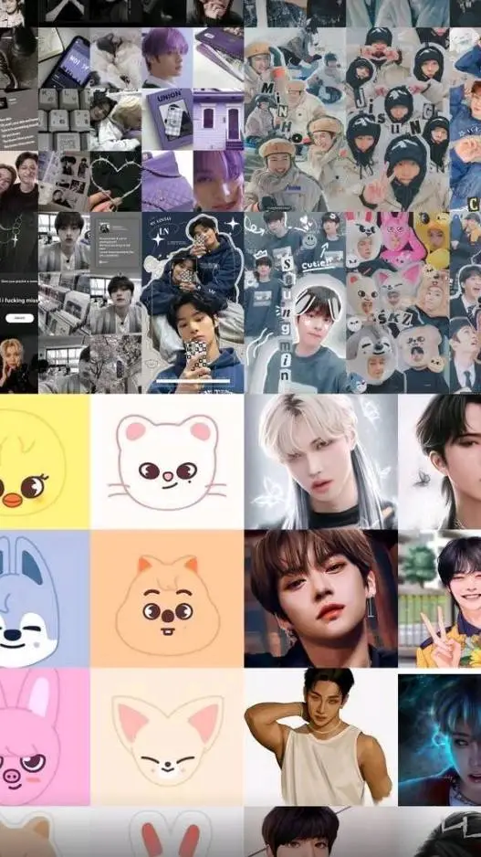 ai character: SKZ x baemon background