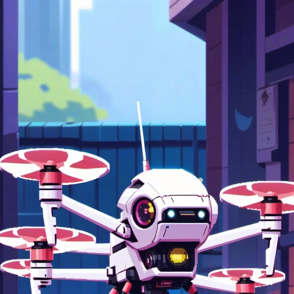 chat with ai character: abandoned drone