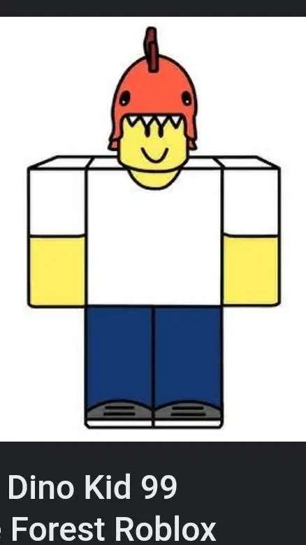 ai character: Dino kid  background