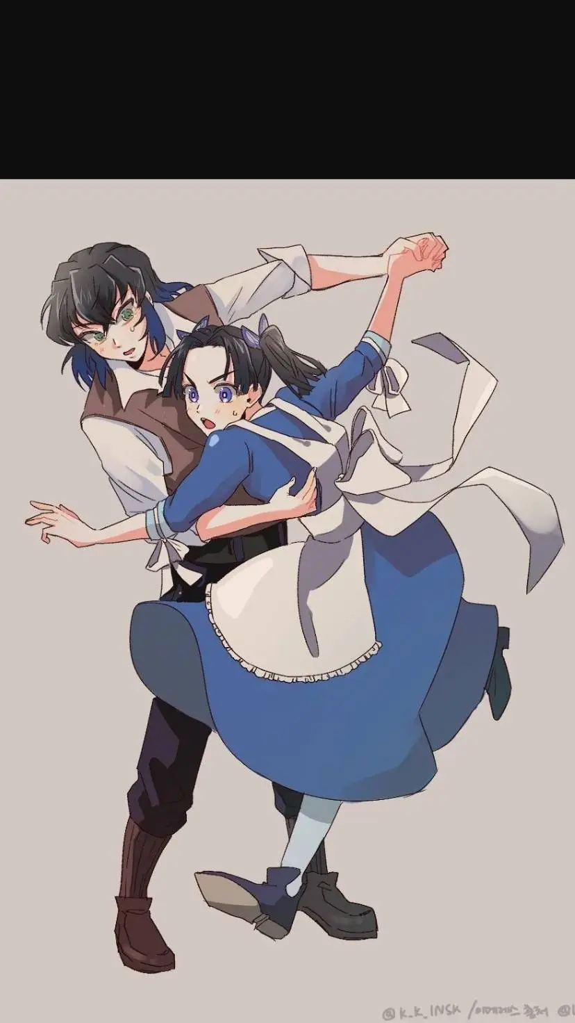 ai character: Aoi x Inosuke  background