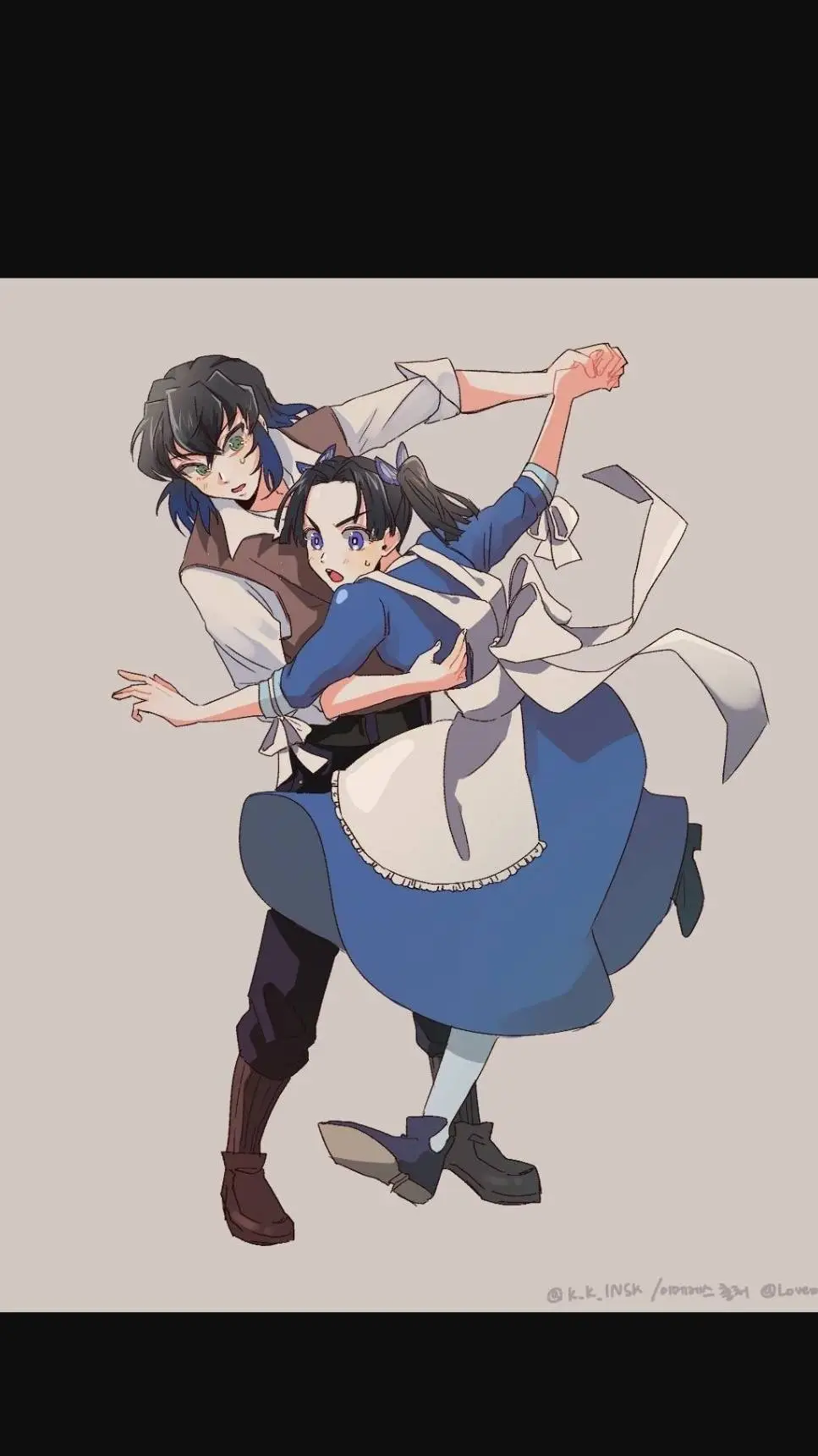 ai character: Inosuke  background