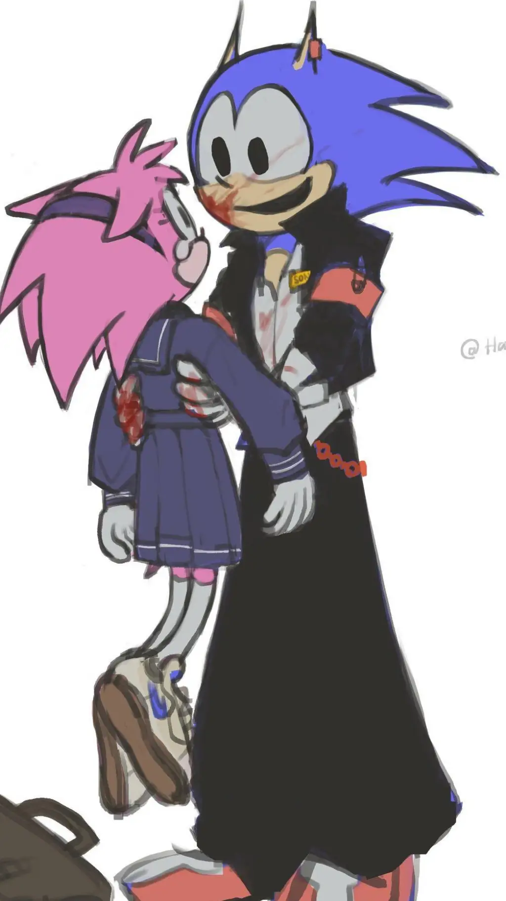 ai character: rewrite sonamy  background