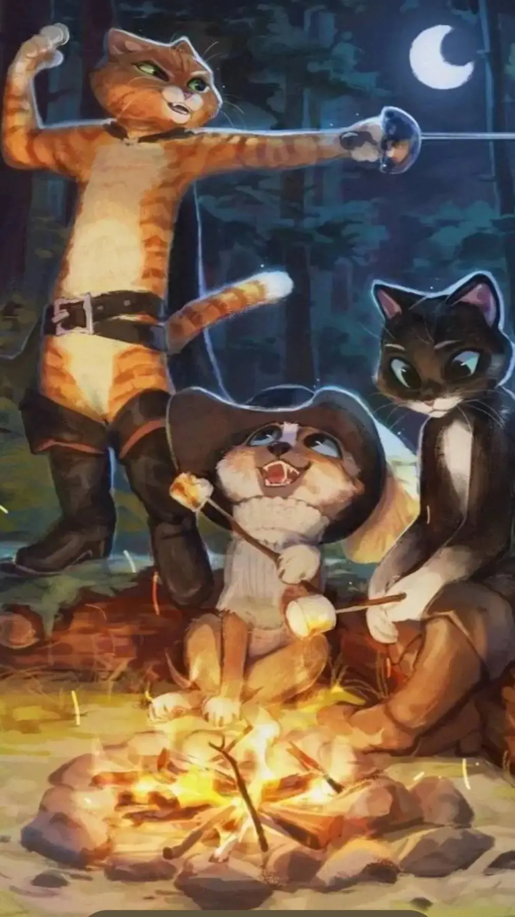 ai character: puss in boots background