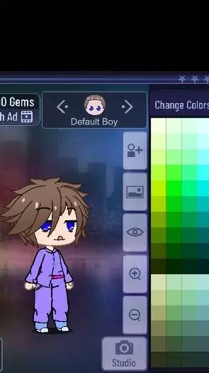 ai character: :3 Killing lsb background