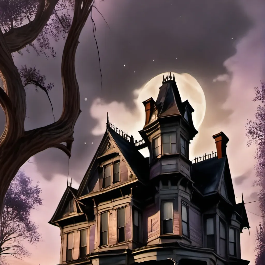chat with ai character: haunted house