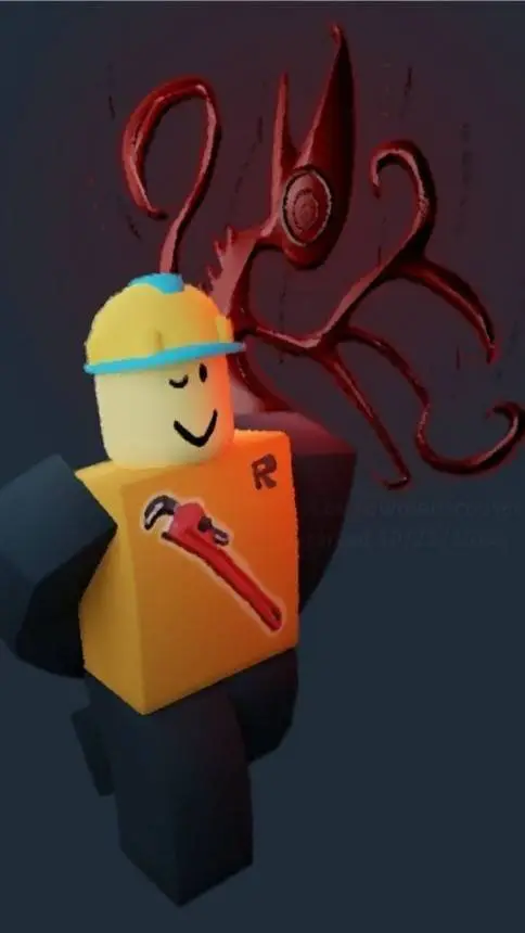 ai character: Builderman  background