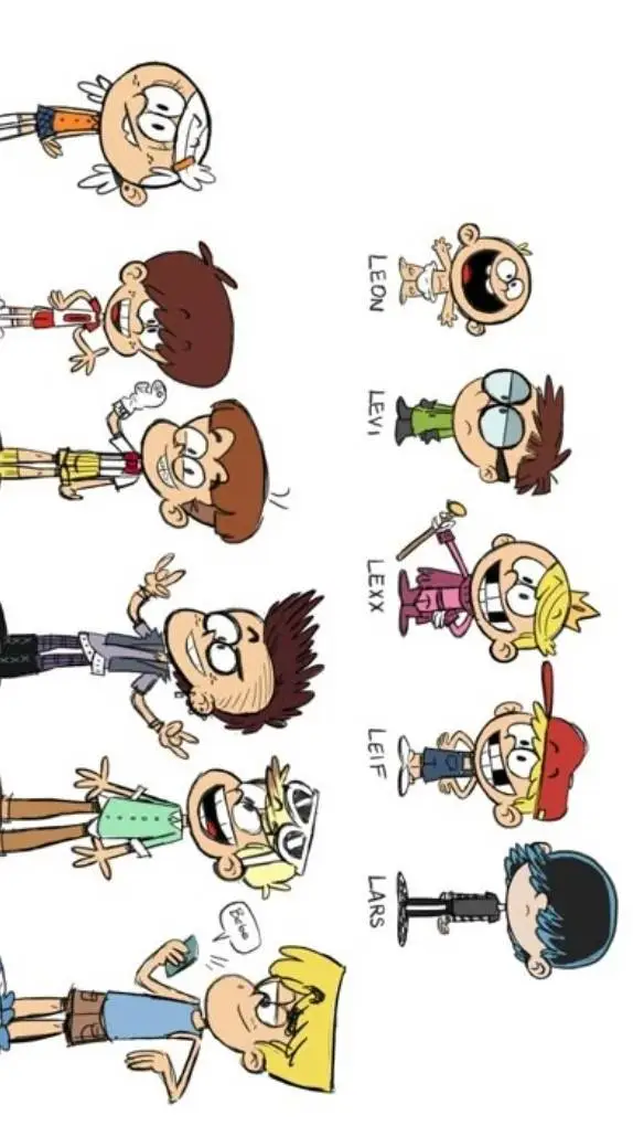 ai character: Loud house (boy)  background
