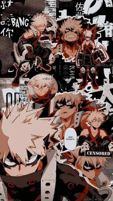 ai character: bakugo  background