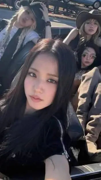 ai character: blackpink background