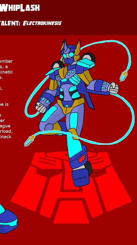 ai character: whiplash  background