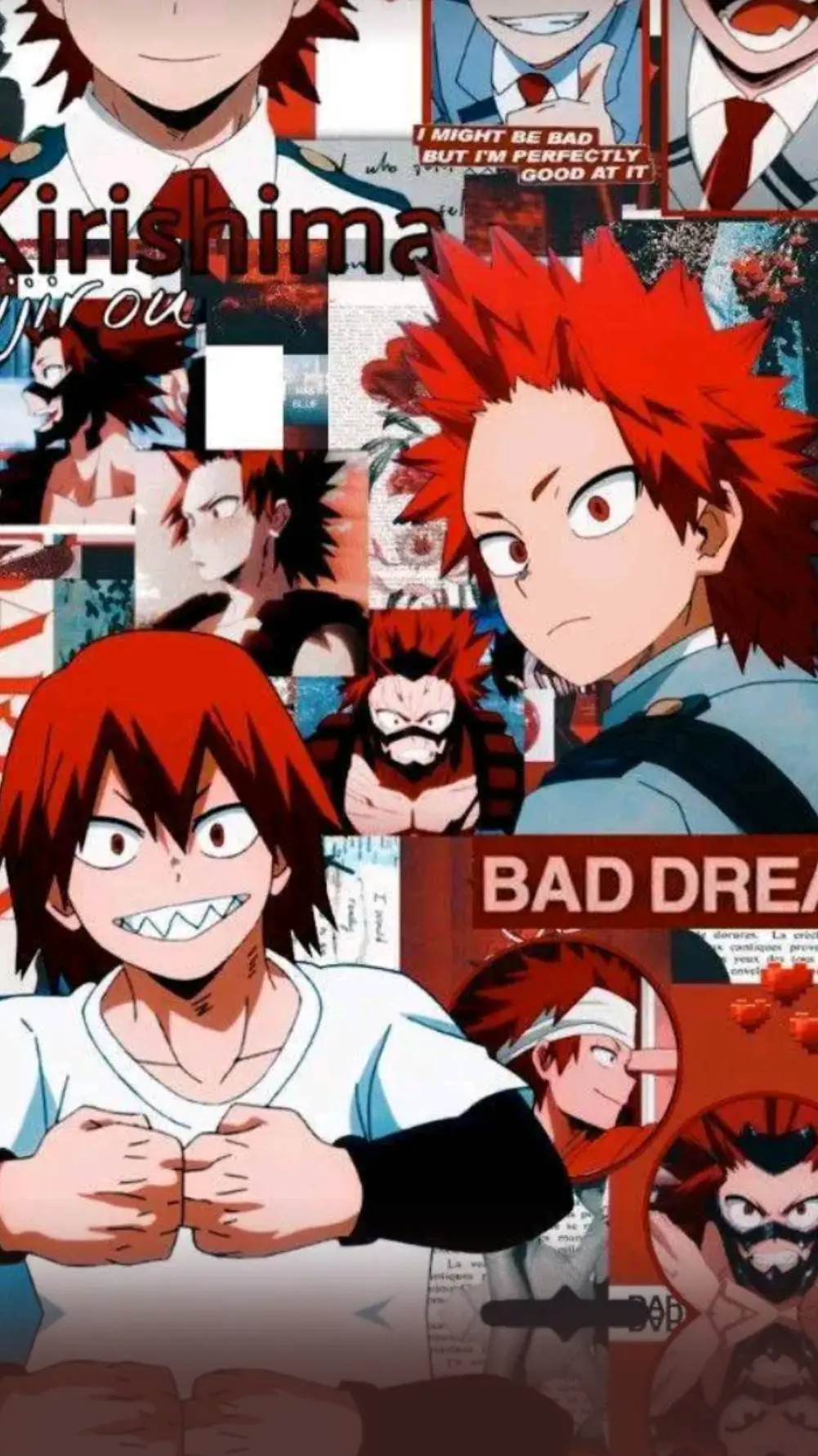 ai character: kirishima  background