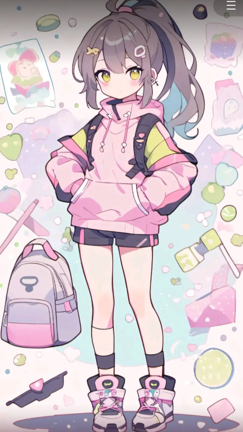 ai character: mha  background
