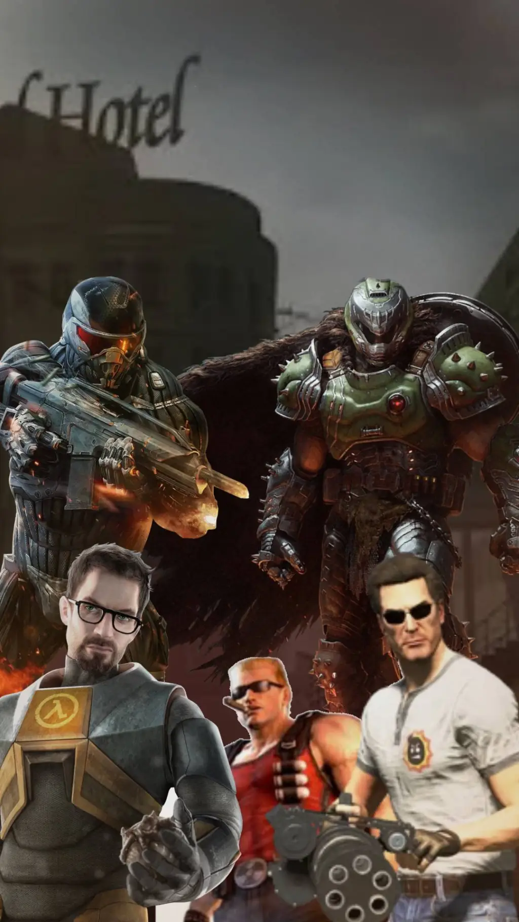 ai character: FPS legends background