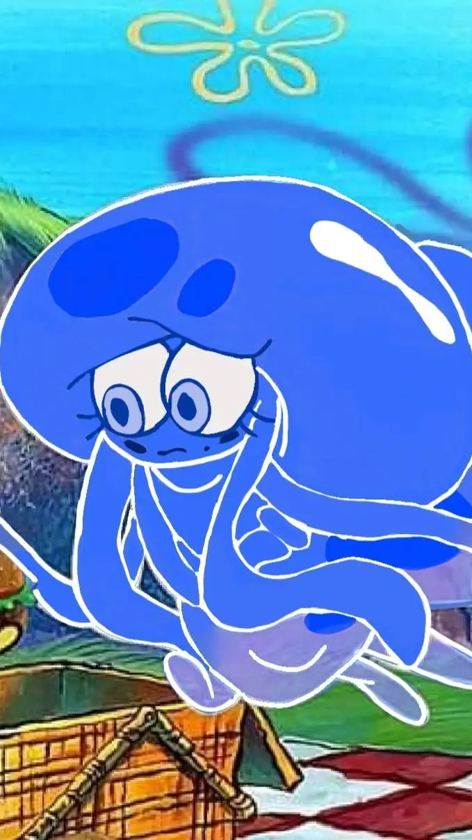 ai character: Milky azul background