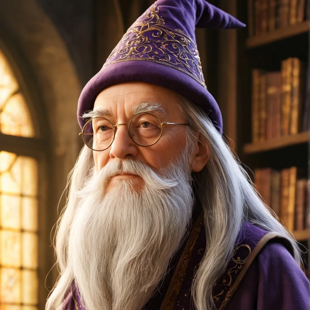 chat with ai character: dumbledore lektor 