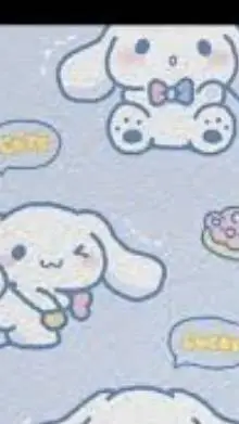 ai character: cinnamorroll 😊 background