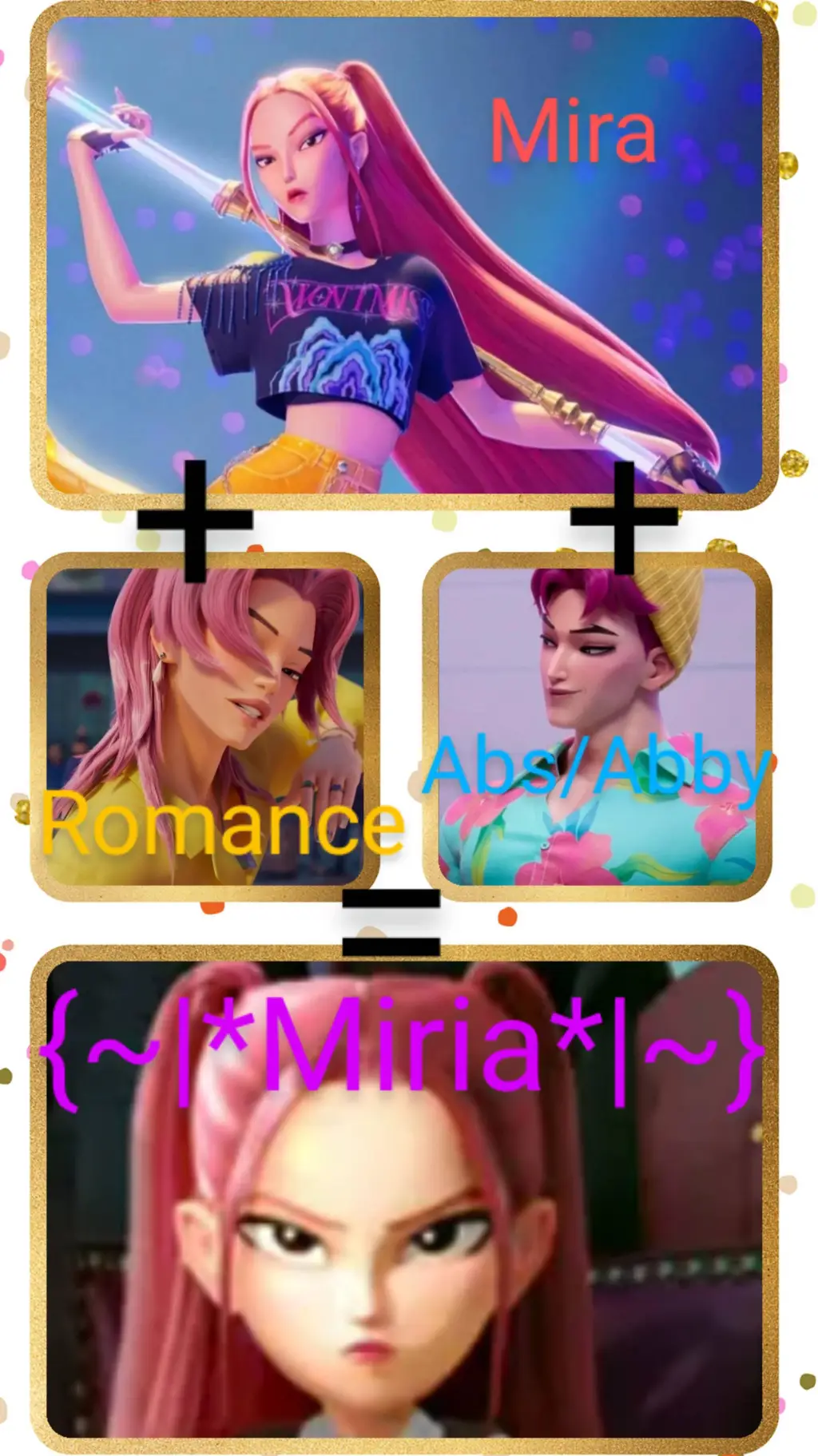 ai character: KPop Demon Hunters background