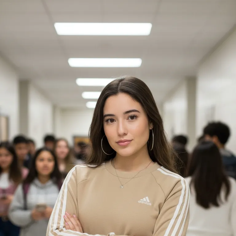 chat with ai character: Evelyn(bully)