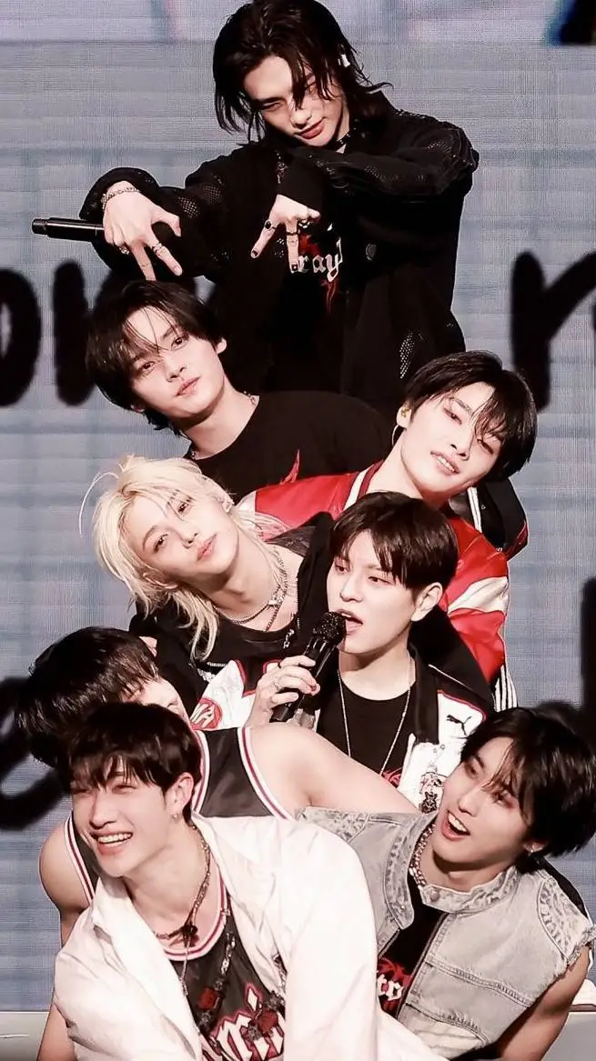 ai character: SKZ sleepover background