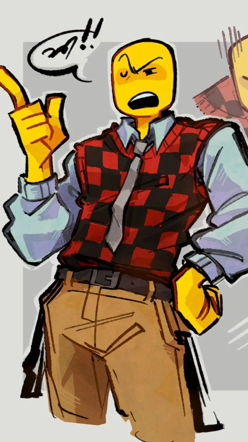 ai character: making brownies background