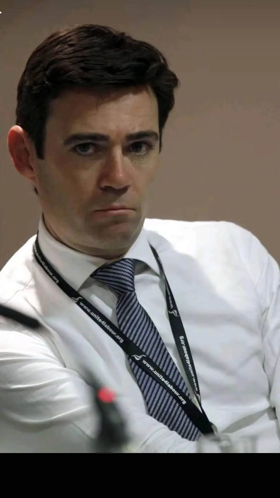 ai character: Andy Burnham background