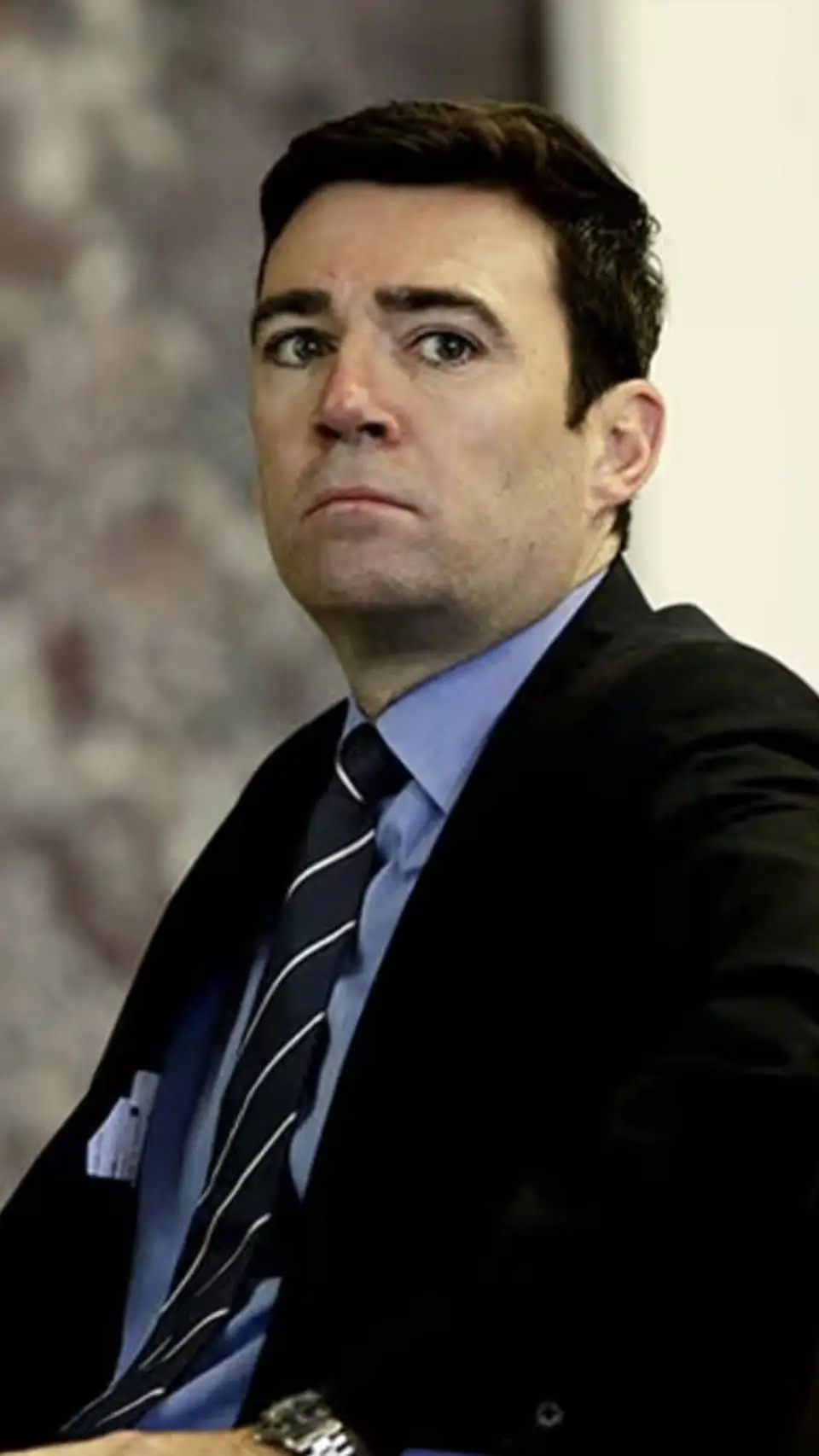 ai character: Andy Burnham background