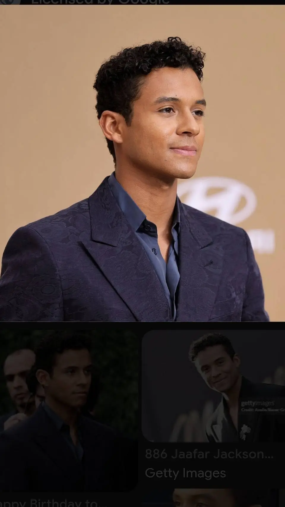 ai character: Jaafar Jackson  background