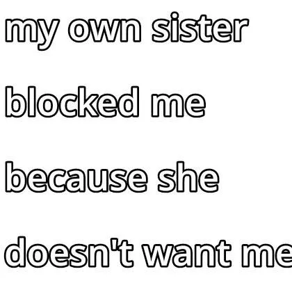 chat with ai character: my own sister bloc