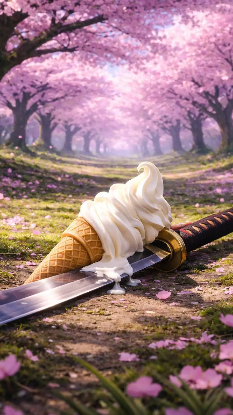 ai character: Gubby samurai🍦🗡️ background
